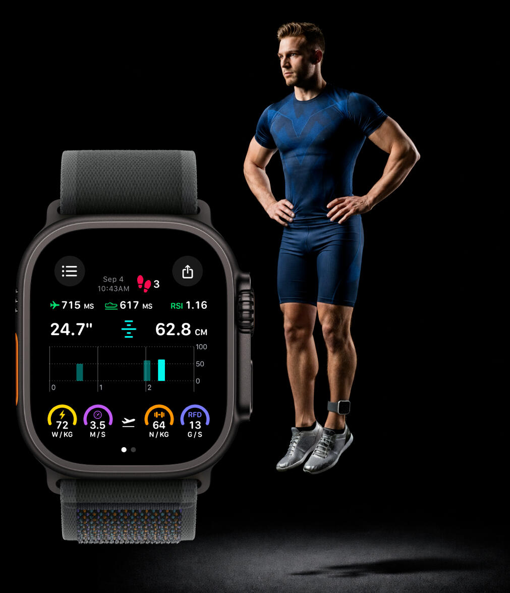 Vertical jump height, normalized peak power at takeoff in W/kg, takeoff velocity in m/s, normalized peak force in N/kg, number of countermovement jumps or squat jumps, flight time in ms.
